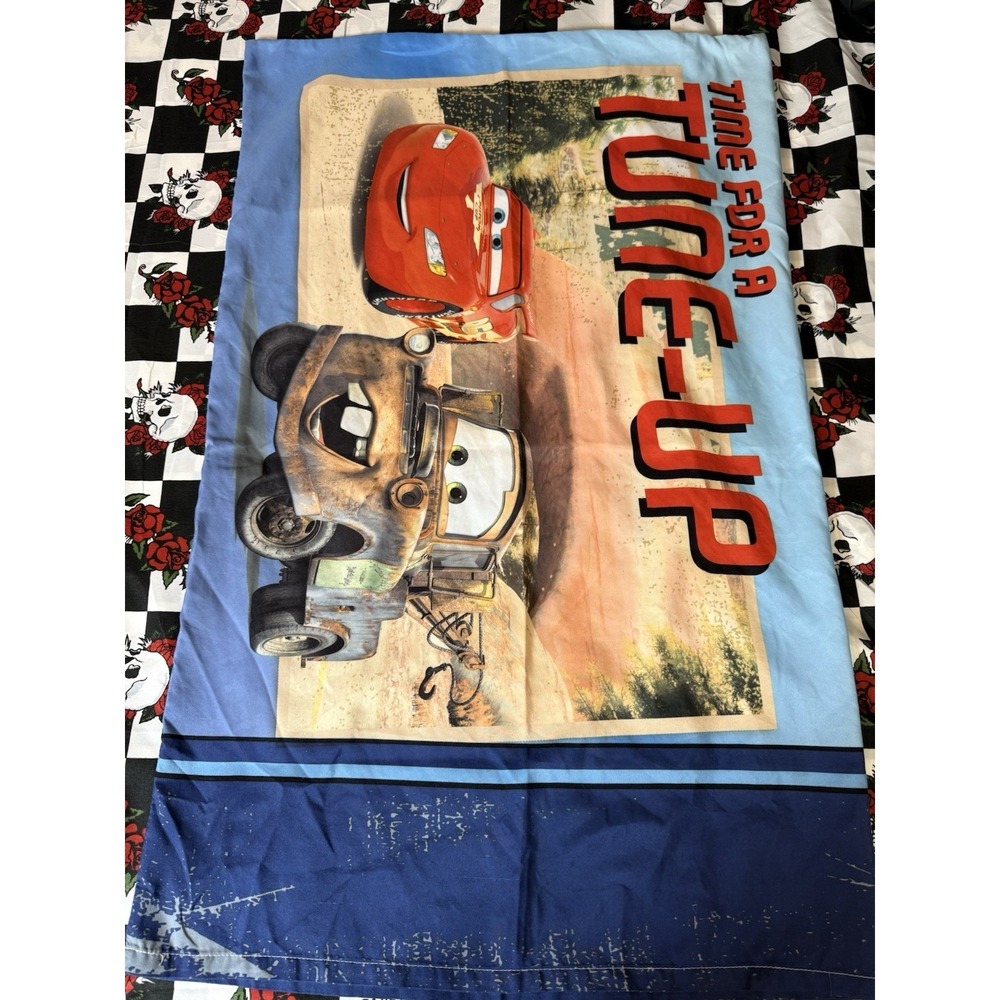 Disney‎ Pixar Cars Lightning Mc Queen Mater Pillowcase Set 19x30"